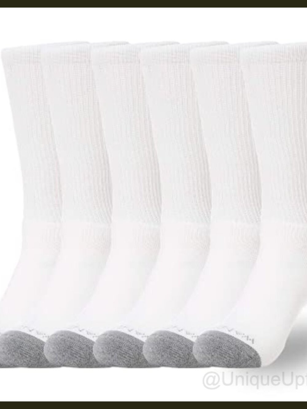Men's Cushioned Cotton Crew Socks Multi-Pack for Work Running